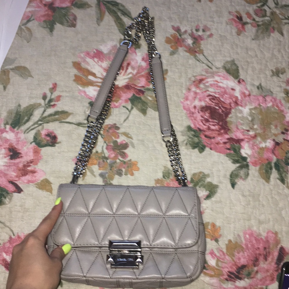 Gray Michael Kors bag